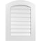Ekena Millwork Arch Top Surface Mount PVC Gable Vent: Non-Functional, w/ 3-1/2"W x 1"P Standard Frame, 22"W x 28"H GVPAR22X2801SN - alternate 1